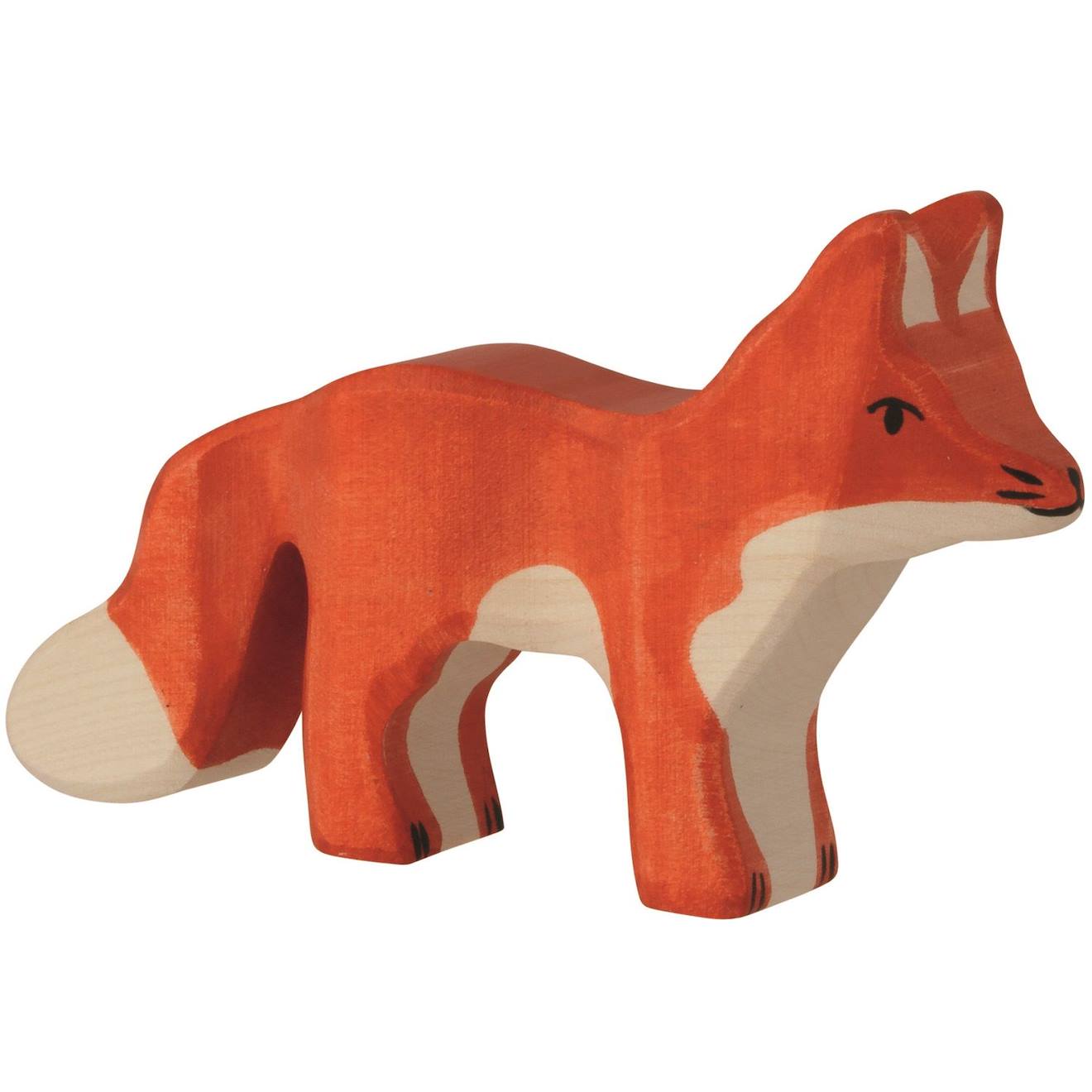 Figurine Renard, Debout Orange