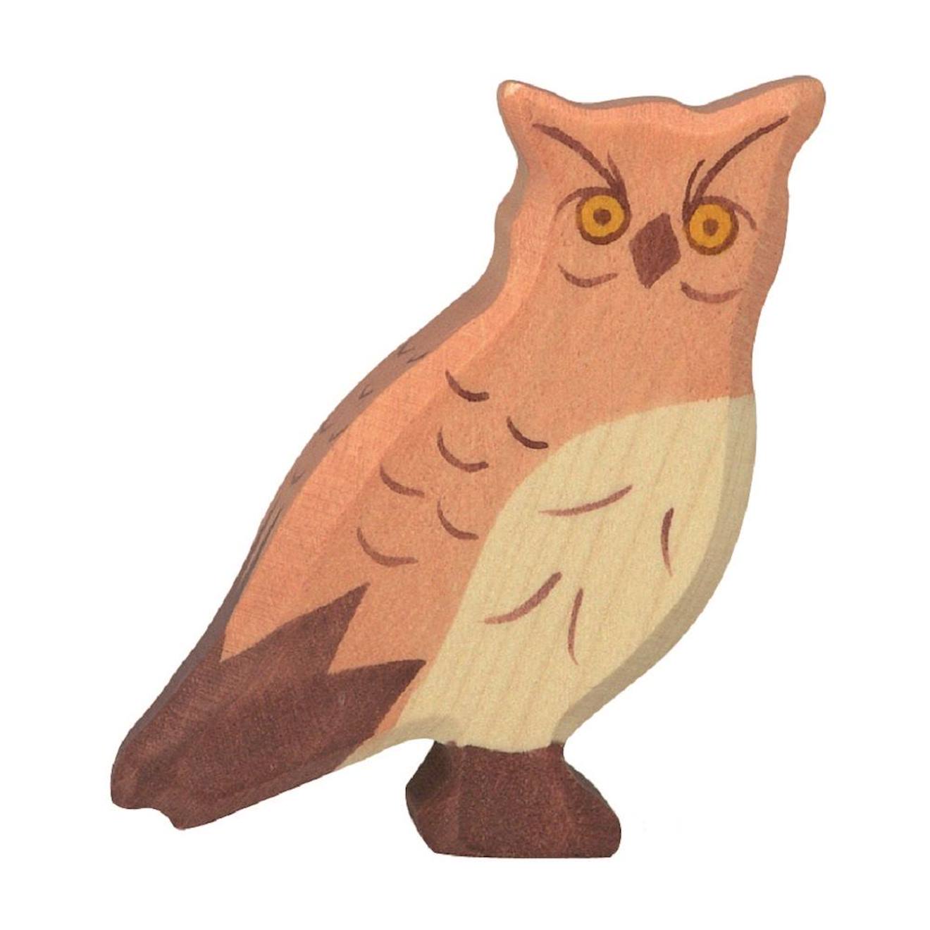 Figurine Hibou Marron