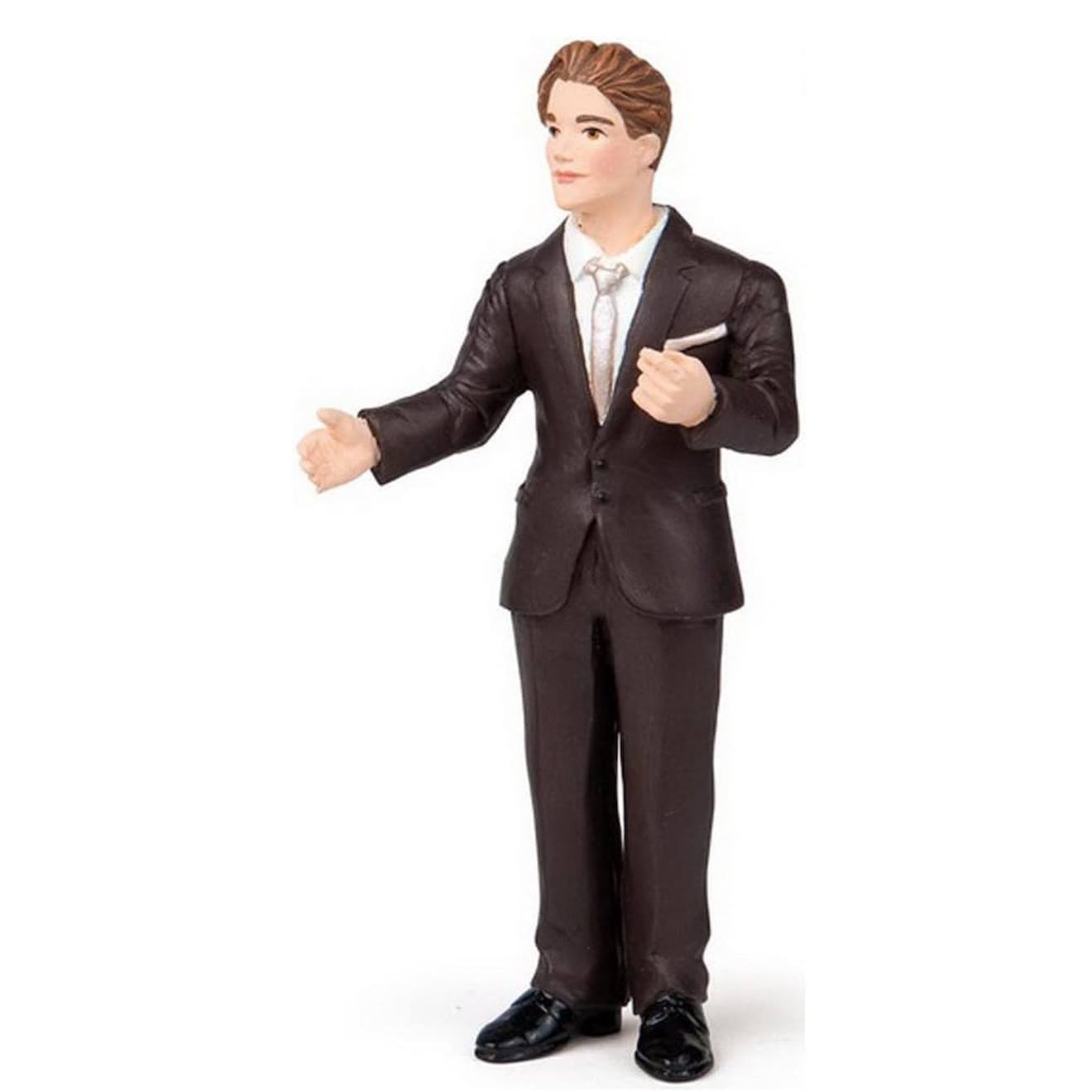 Figurine Marié En Costume Noir