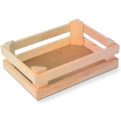 Jouet-Jeux d'imitation-Cuisines et dinette-Lot de 3 petites caisses en bois