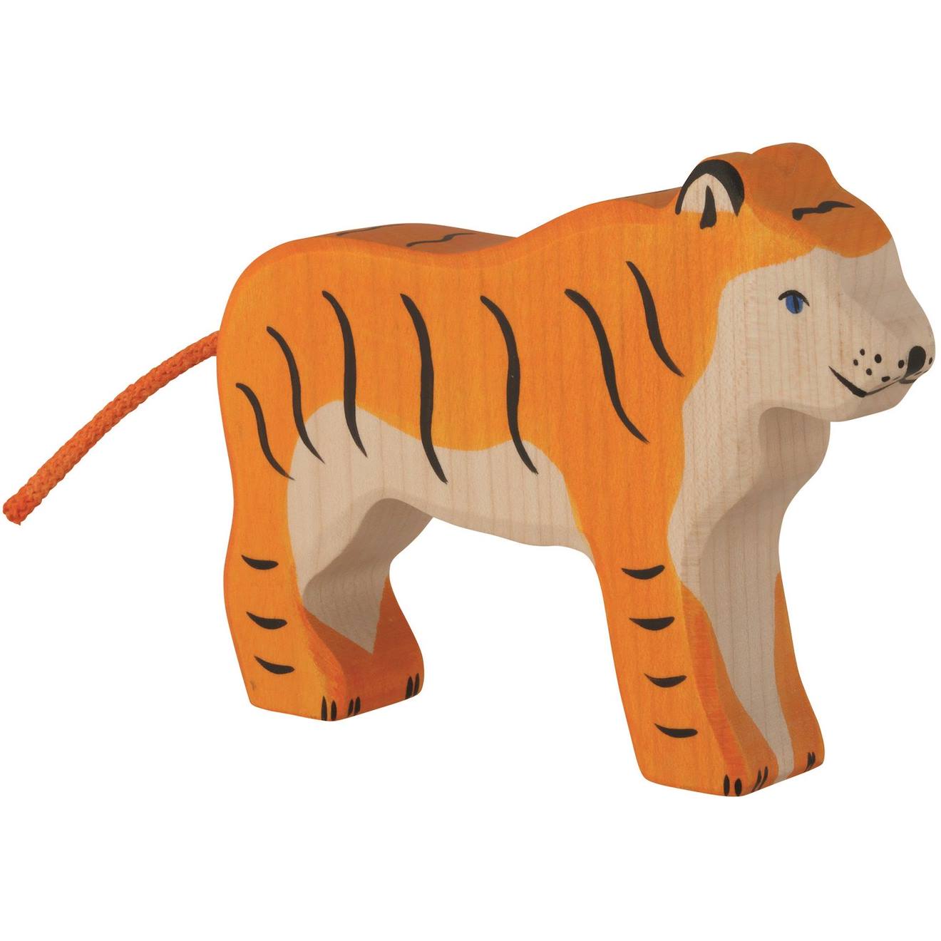 Figurine Tigre, Debout Orange
