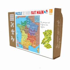 Jouet-Puzzle carte de france des régions