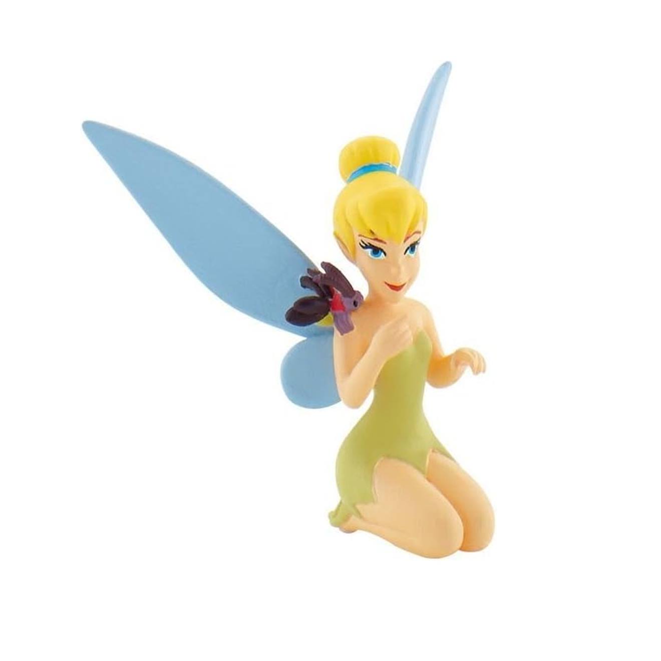 Figurine Fée Clochette Avec Flambeau Vert