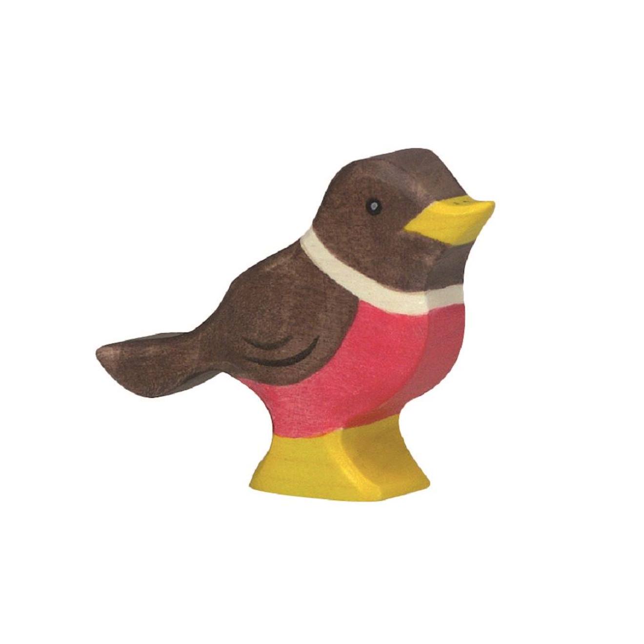 Figurine Rouge-gorge Marron