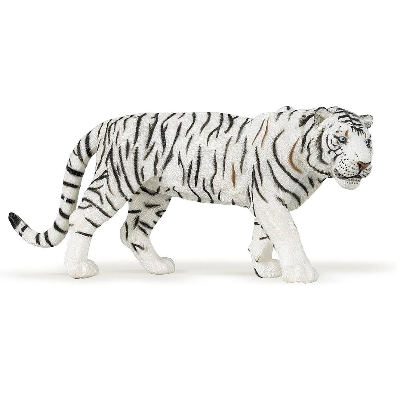 Figurine Tigre Blanc Blanc