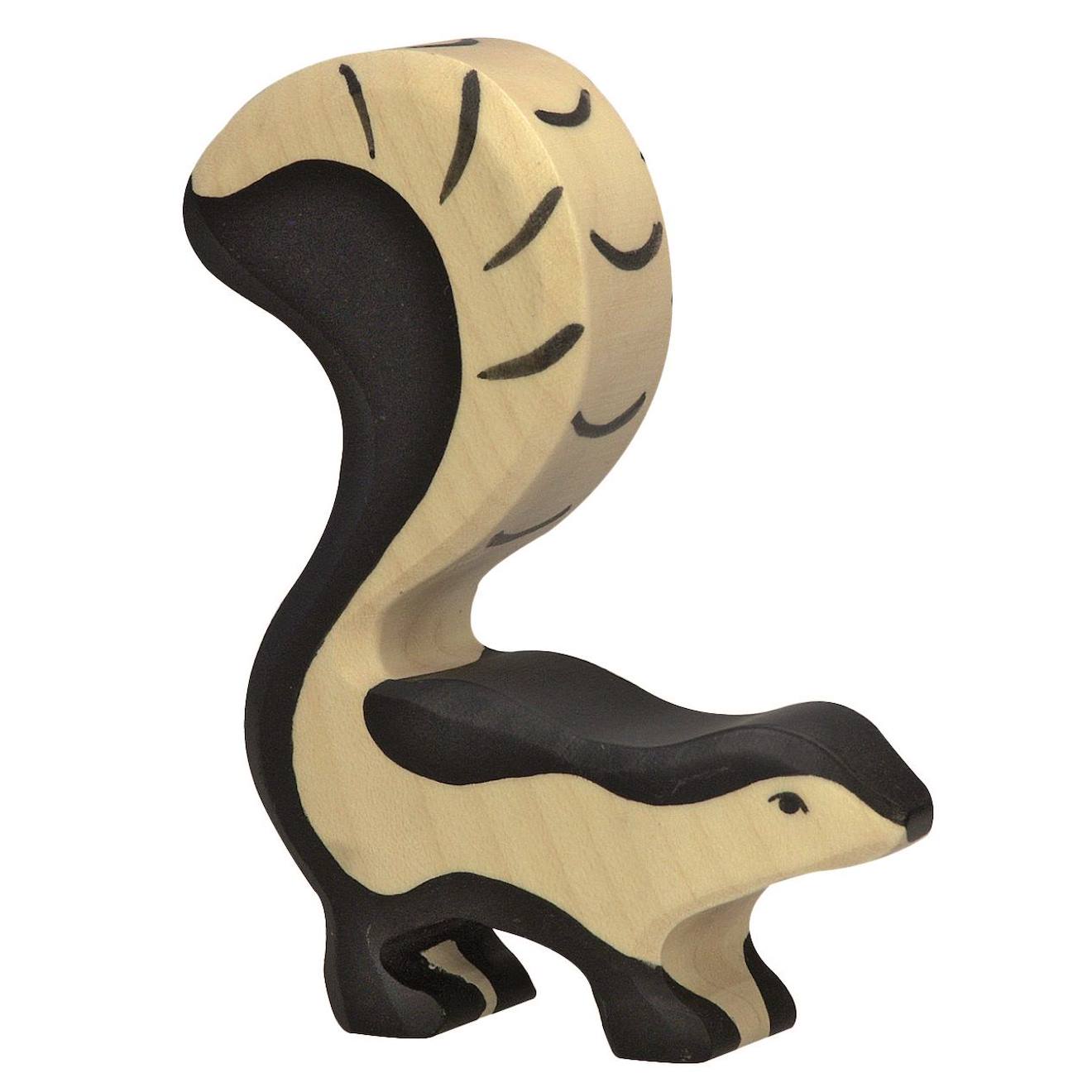 Figurine Moufette Noir