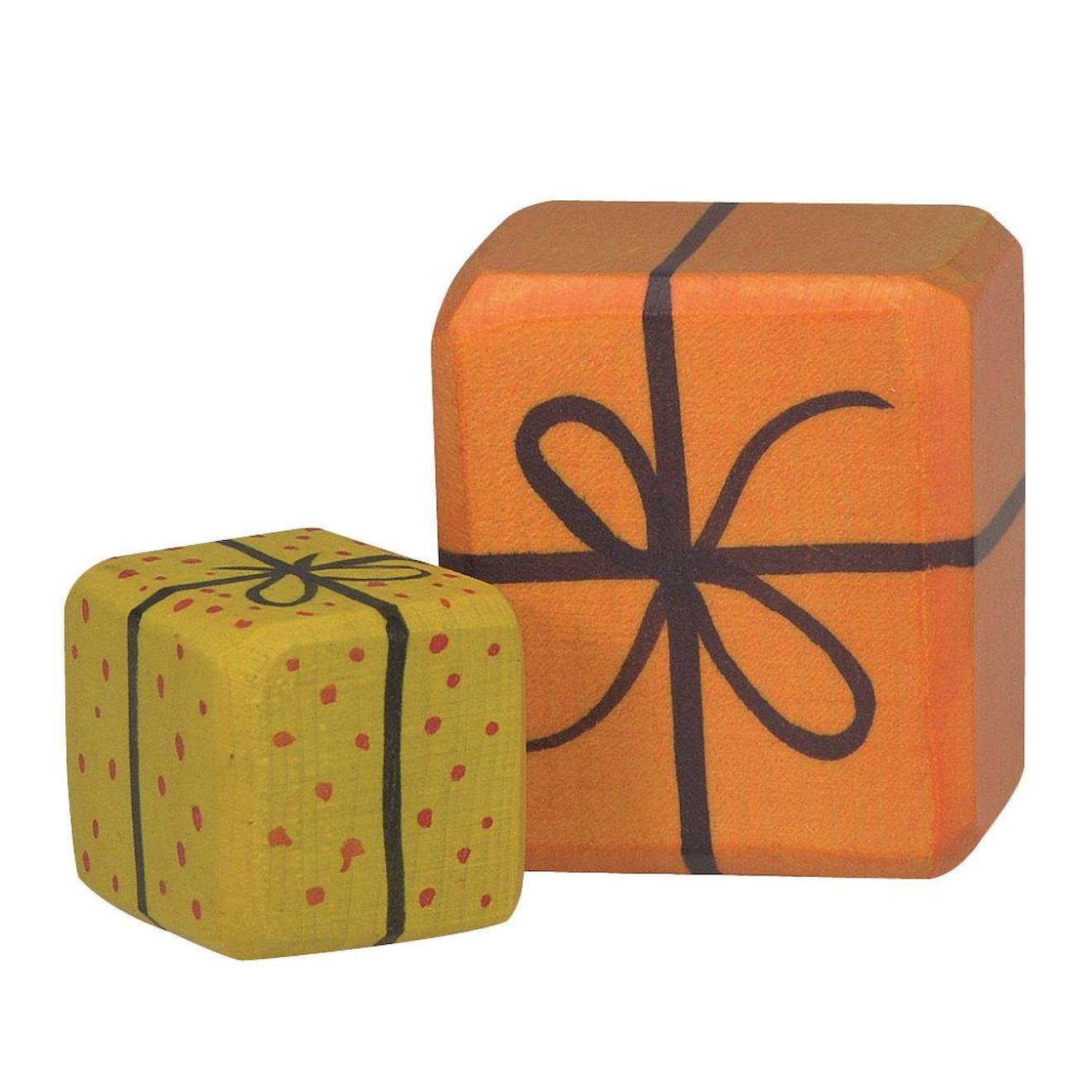 2 Paquets Cadeaux Pour Figurine Marron