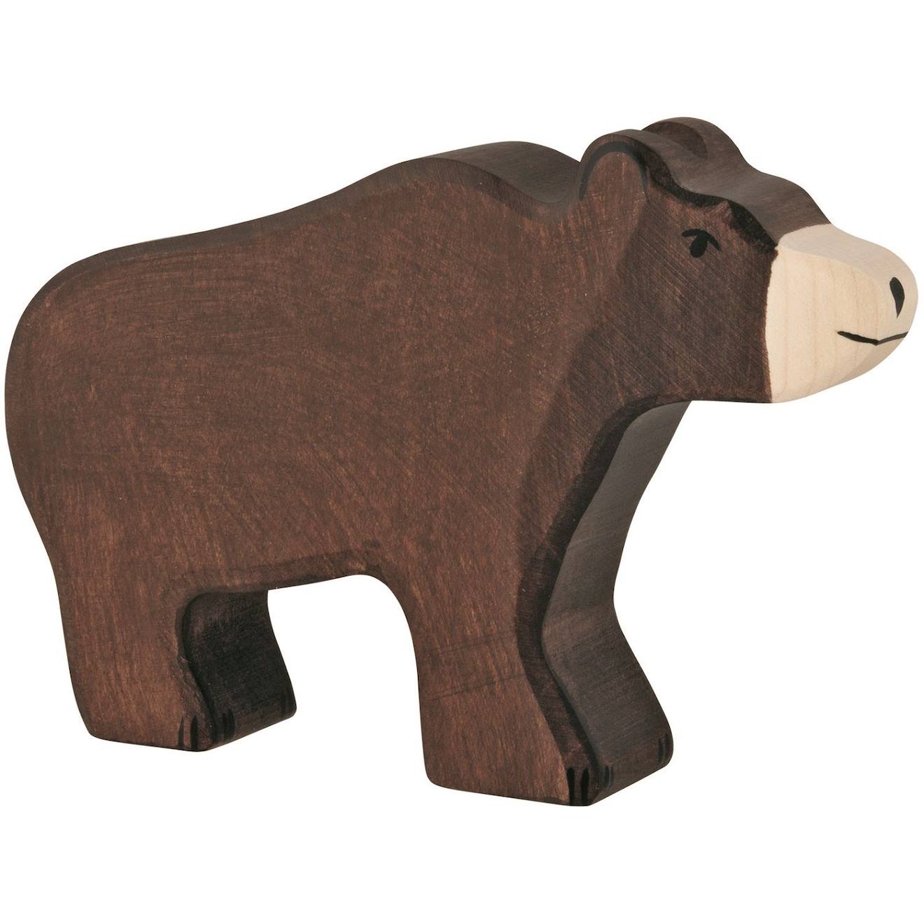 Figurine Ours Brun Marron