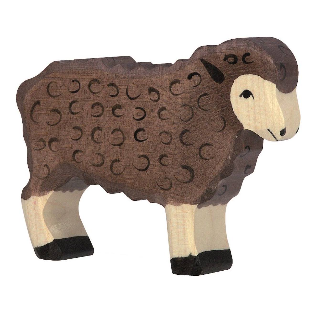 Figurine Mouton Noir Noir