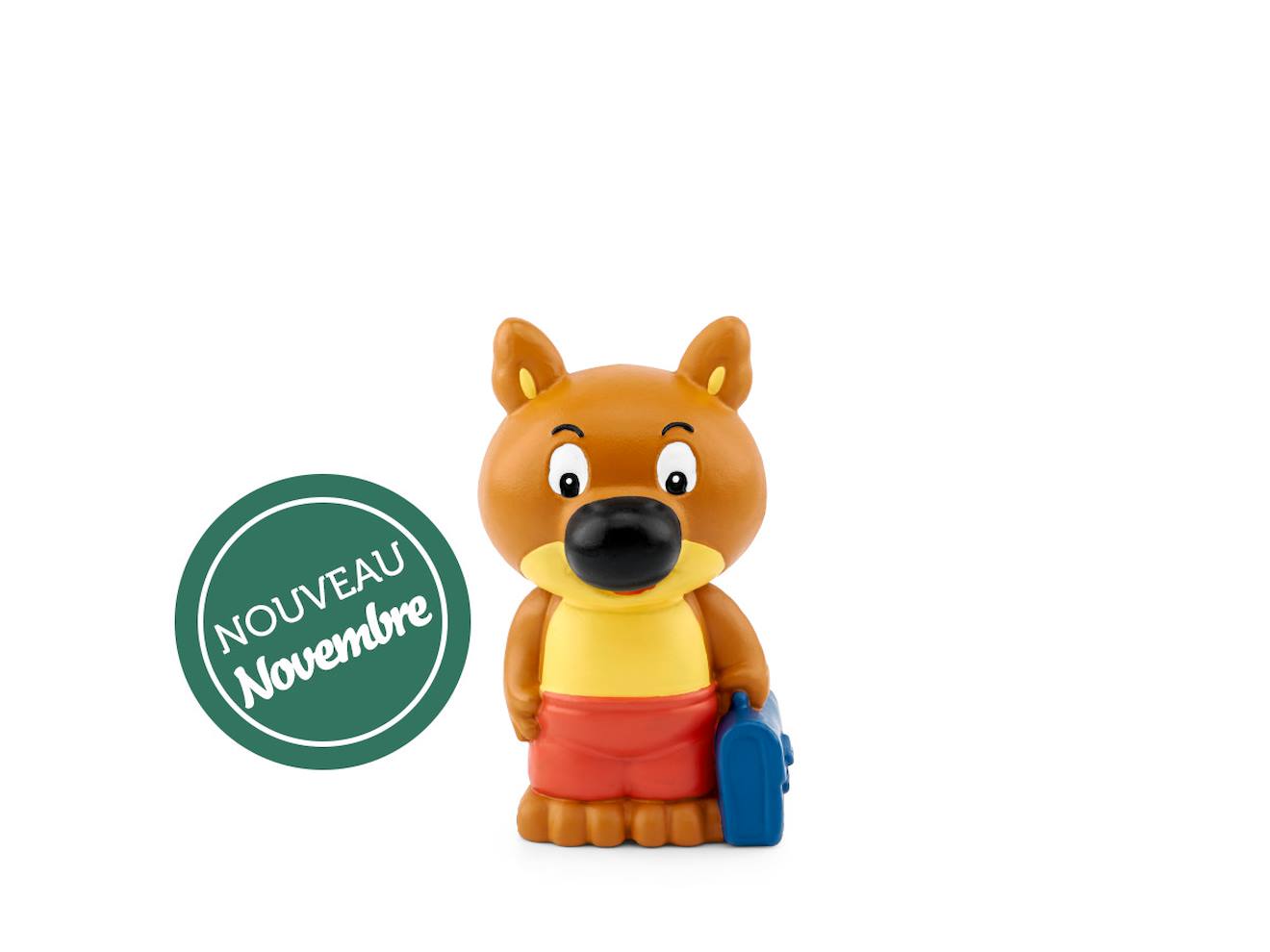 Figurine Audio - Mini Loup - À L'école Multicolore