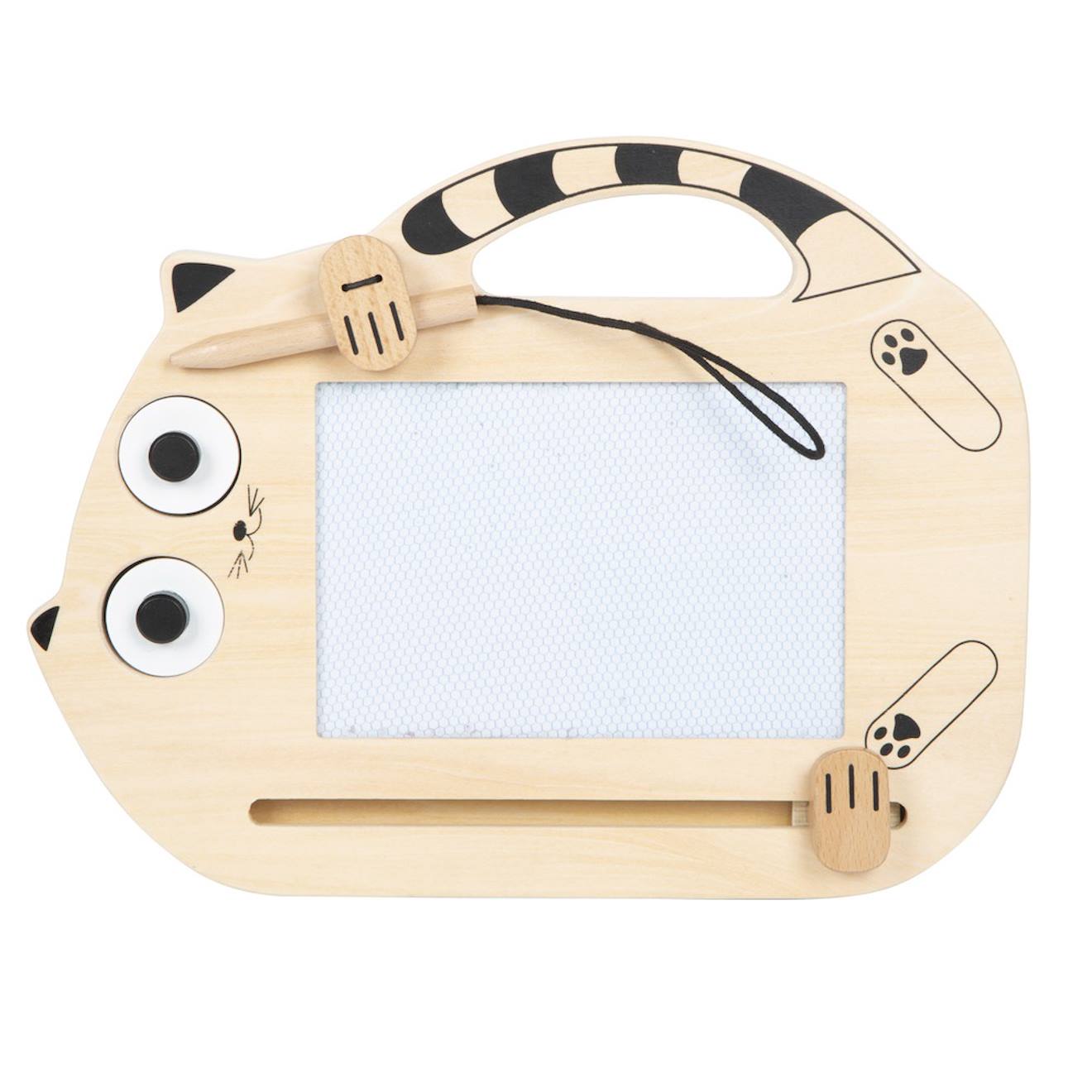 Tableau Magique Magnétique Chat Beige (Small Foot) - Image 1