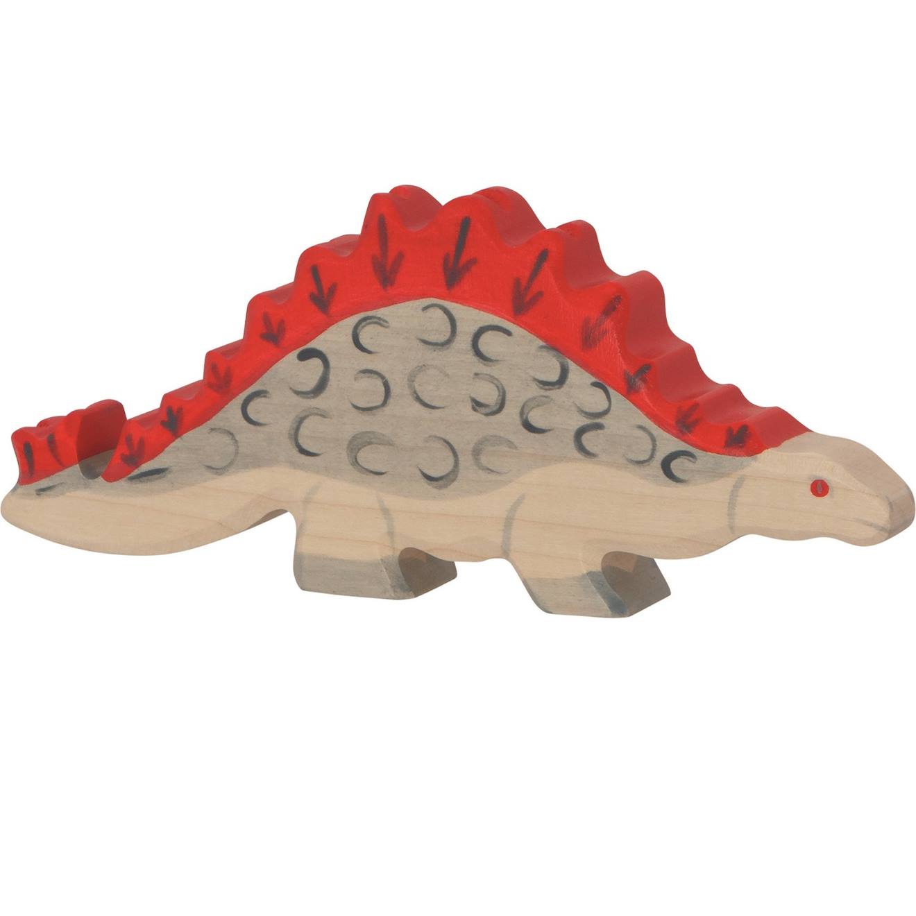 Figurine Stégosaure Gris