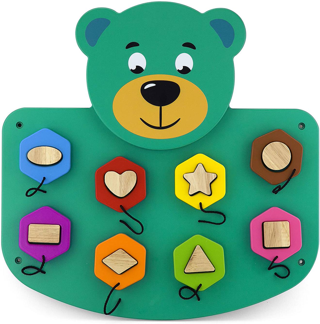 Grand Tableau D’activité Ourson Vert