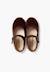 Chaussures babies fille en velours fermeture à boucle Bleu marine+Bordeaux+Byzantin+Gris+Marron+Rose pâle+Rouge+Vert 29 - vertbaudet enfant 