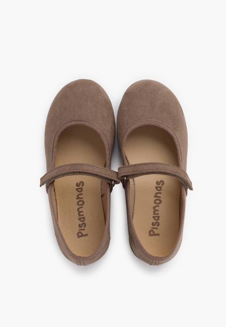 Chaussures fille en serratex avec à scratch Bleu azur+Bleu marine+Bordeaux+Camel+Gris+Marron+Noir+Rose+Rouge+Taupe+Vert 59 - vertbaudet enfant 