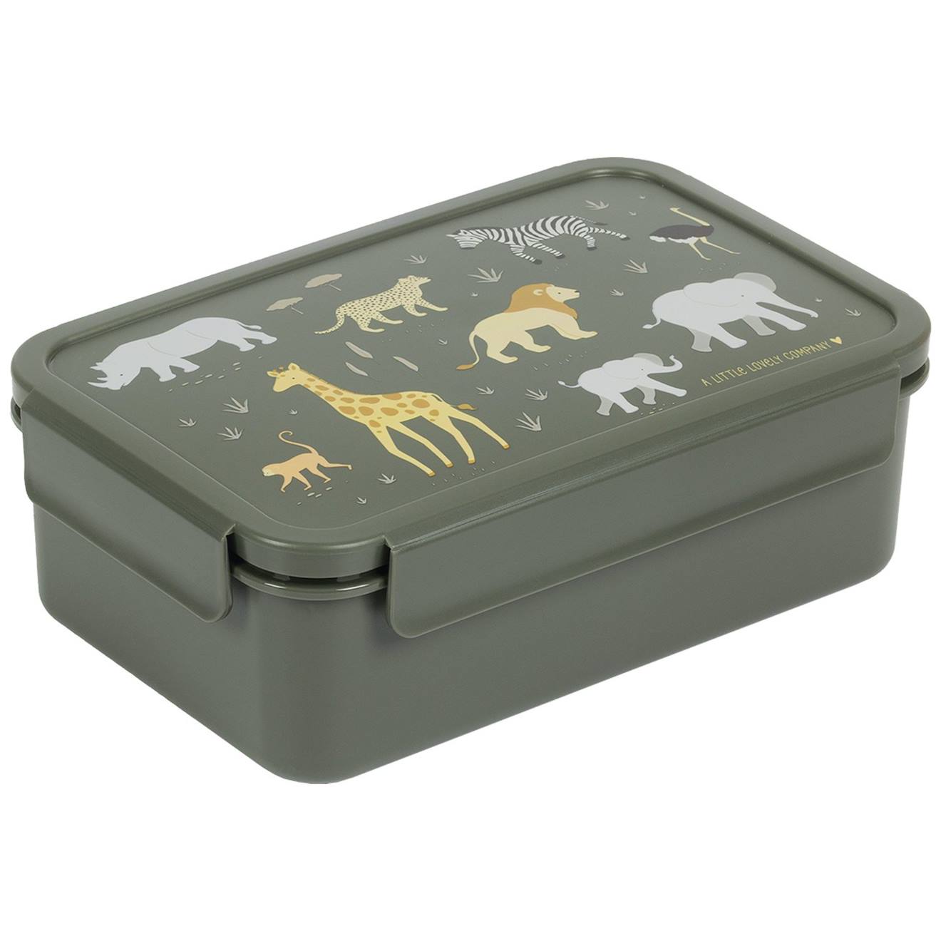 Lunch Box Vert, Gris, Jaune