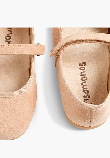 Chaussures fille en serratex avec à scratch Bleu azur+Bleu marine+Bordeaux+Camel+Gris+Marron+Noir+Rose+Rouge+Taupe+Vert 24 - vertbaudet enfant 