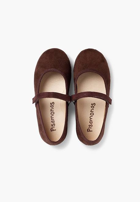 Chaussures fille en serratex avec à scratch Bleu azur+Bleu marine+Bordeaux+Camel+Gris+Marron+Noir+Rose+Rouge+Taupe+Vert 35 - vertbaudet enfant 