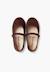 Chaussures fille en serratex avec à scratch Bleu azur+Bleu marine+Bordeaux+Camel+Gris+Marron+Noir+Rose+Rouge+Taupe+Vert 35 - vertbaudet enfant 