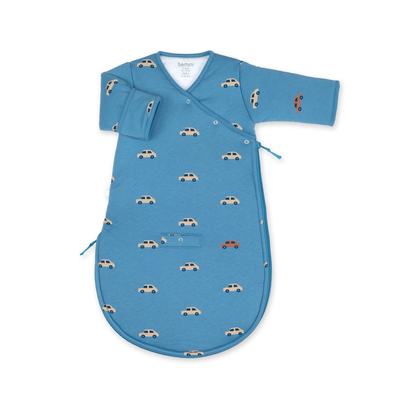 Gigoteuse Avec Moufles Hiver - Tog 3 Pady Jersey - Jersey Print Mario Turquoise