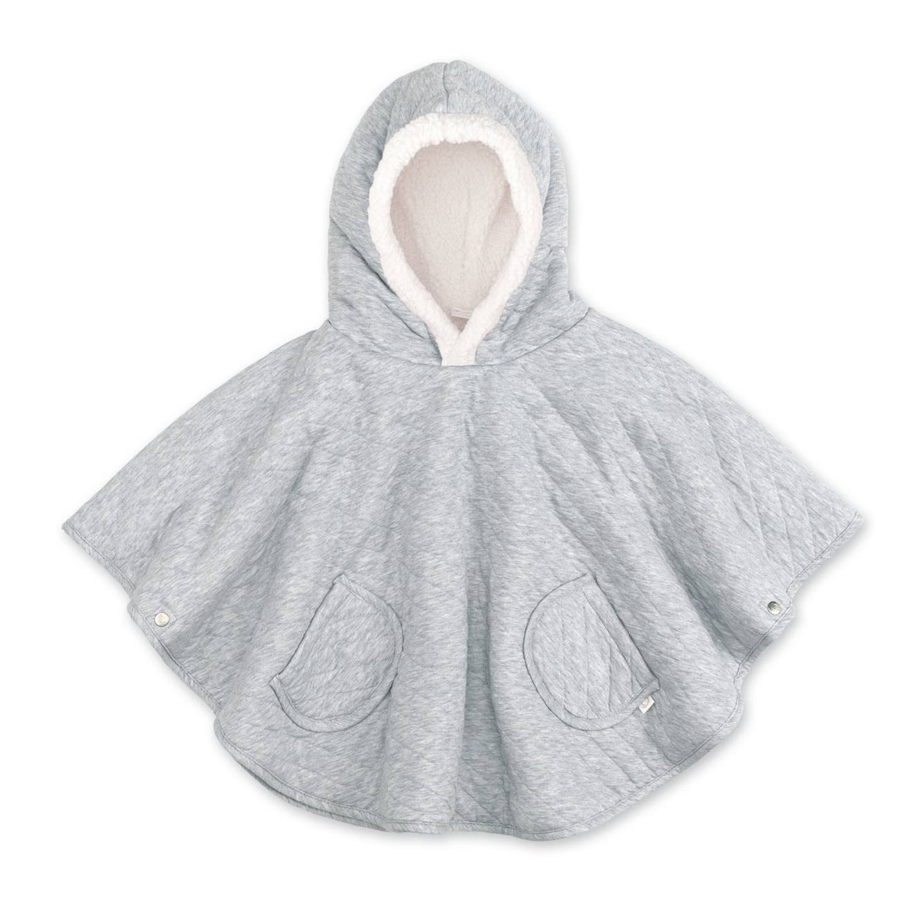 Poncho De Voyage - Pady Quilted - Teddy Mix Grey