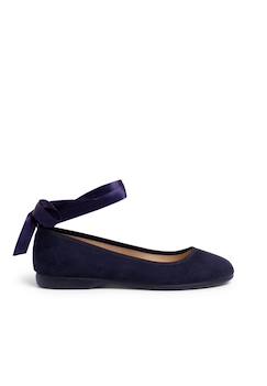 Chaussures-Chaussures bébé 17-26-Ballerines pour fille et femme avec rubans en satin et bride