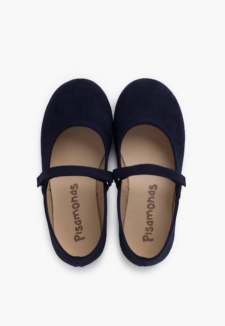 Chaussures fille en serratex avec à scratch Bleu azur+Bleu marine+Bordeaux+Camel+Gris+Marron+Noir+Rose+Rouge+Taupe+Vert 11 - vertbaudet enfant 