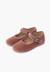 Chaussures babies fille en velours fermeture à boucle Bleu marine+Bordeaux+Byzantin+Gris+Marron+Rose pâle+Rouge+Vert 34 - vertbaudet enfant 