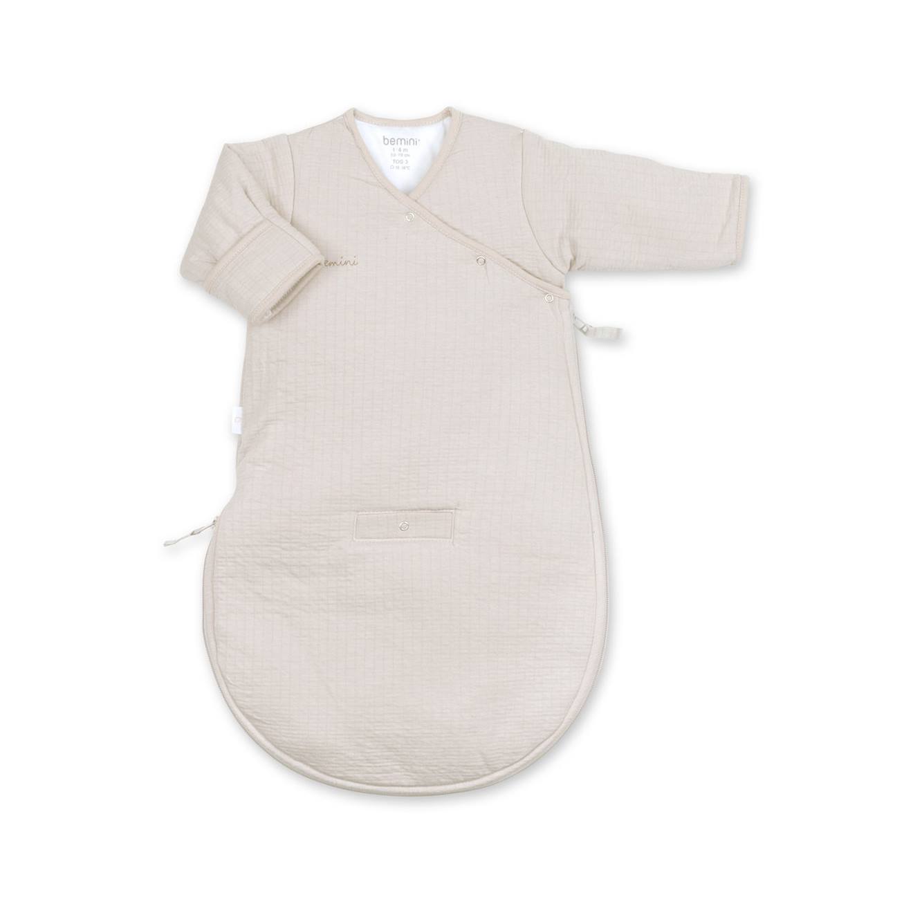 Gigoteuse Avec Moufles Hiver - Tog 3 Pady Tetra Jersey - Jersey Sand