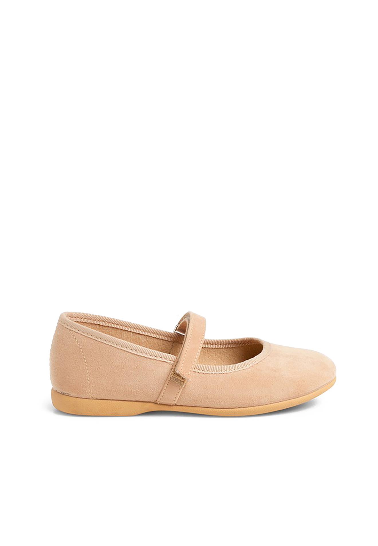 Chaussures Fille En Serratex À Scratch Camel