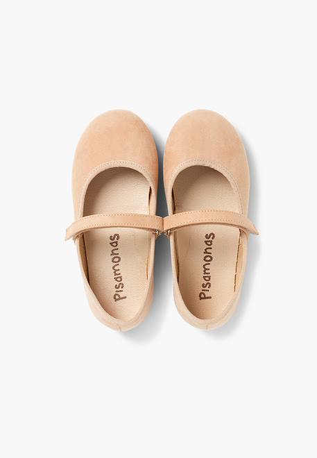 Chaussures fille en serratex avec à scratch Bleu azur+Bleu marine+Bordeaux+Camel+Gris+Marron+Noir+Rose+Rouge+Taupe+Vert 23 - vertbaudet enfant 