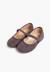 Chaussures fille en serratex avec à scratch Bleu azur+Bleu marine+Bordeaux+Camel+Gris+Marron+Noir+Rose+Rouge+Taupe+Vert 28 - vertbaudet enfant 