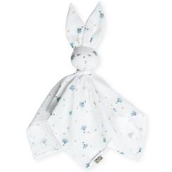 Jouet-Doudou plat lapin
