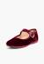 Chaussures babies fille en velours fermeture à boucle Bleu marine+Bordeaux+Byzantin+Gris+Marron+Rose pâle+Rouge+Vert 8 - vertbaudet enfant 