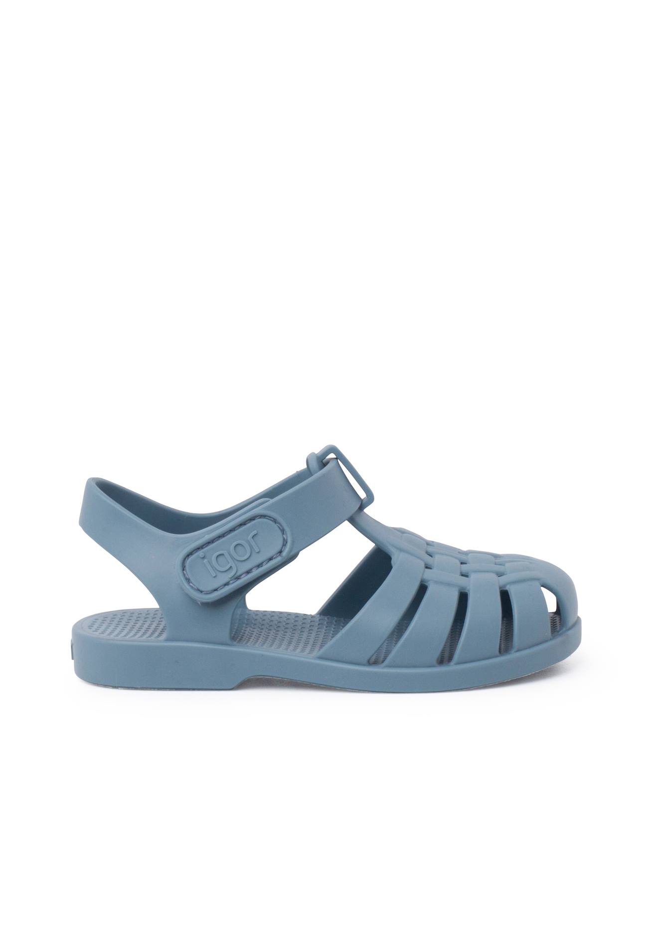 Sandales Plage Enfants Couleurs Pastel Fermeture Scratch Océan