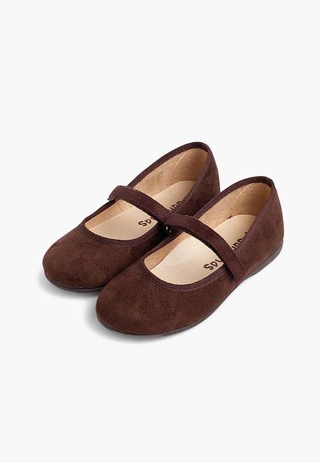 Chaussures fille en serratex avec à scratch Bleu azur+Bleu marine+Bordeaux+Camel+Gris+Marron+Noir+Rose+Rouge+Taupe+Vert 34 - vertbaudet enfant 