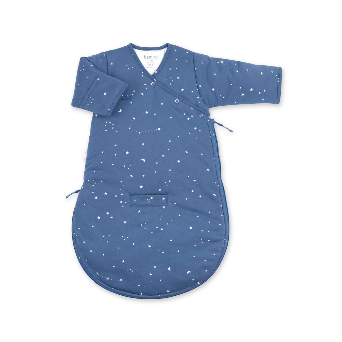 Gigoteuse Avec Moufles Hiver - Tog 3 Pady Jersey - Jersey Little Stars Print Shade
