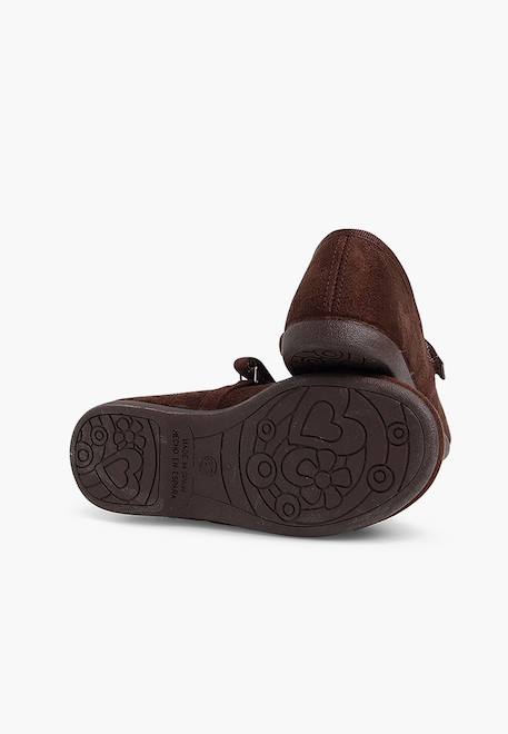Chaussures fille en serratex avec à scratch Bleu azur+Bleu marine+Bordeaux+Camel+Gris+Marron+Noir+Rose+Rouge+Taupe+Vert 33 - vertbaudet enfant 