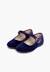 Chaussures babies fille en velours fermeture à boucle Bleu marine+Bordeaux+Byzantin+Gris+Marron+Rose pâle+Rouge+Vert 4 - vertbaudet enfant 