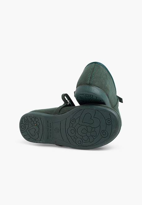 Chaussures fille en serratex avec à scratch Bleu azur+Bleu marine+Bordeaux+Camel+Gris+Marron+Noir+Rose+Rouge+Taupe+Vert 63 - vertbaudet enfant 
