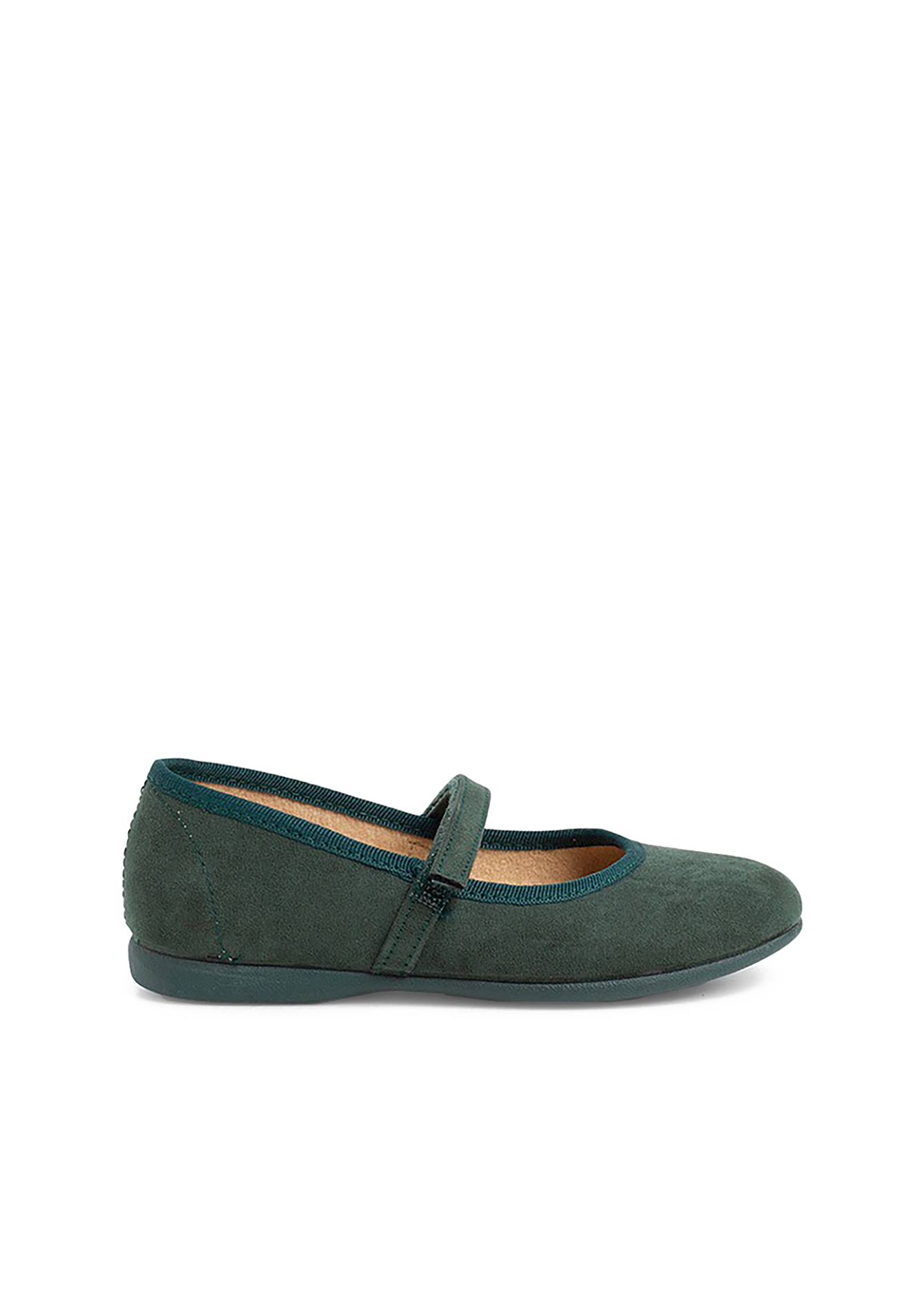 Chaussures Fille En Serratex Avec À Scratch Vert