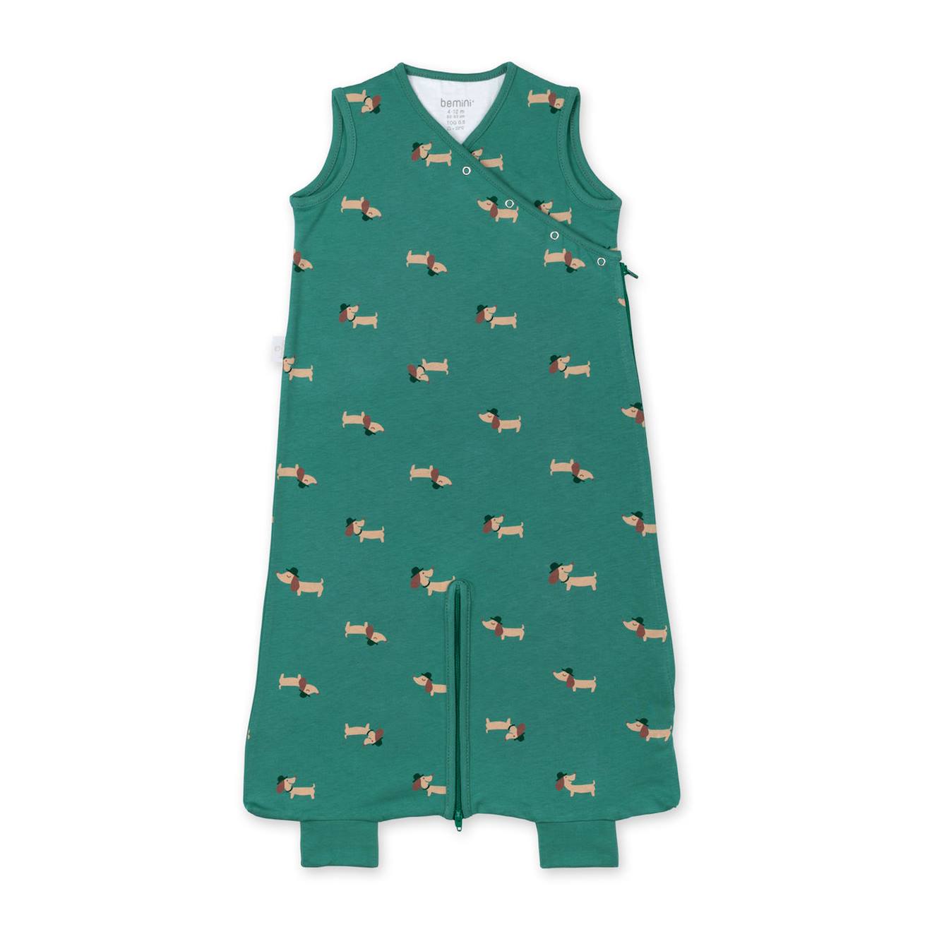 Gigoteuse Jambes Séparables Été - Tog 0.5 Jersey Print Wouff Spinach