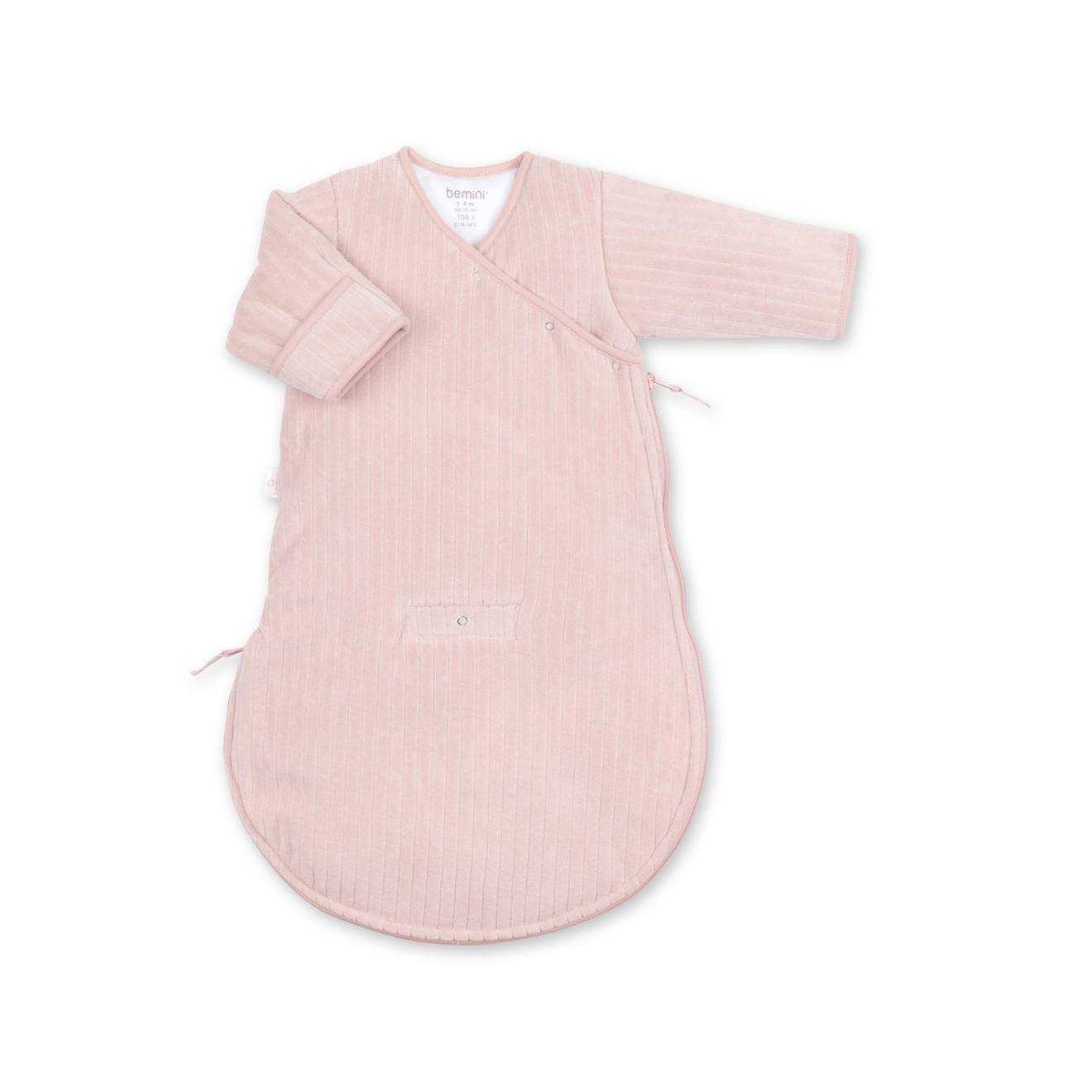 Gigoteuse Avec Moufles Hiver - Tog 3 Pady Velvet - Jersey Blush
