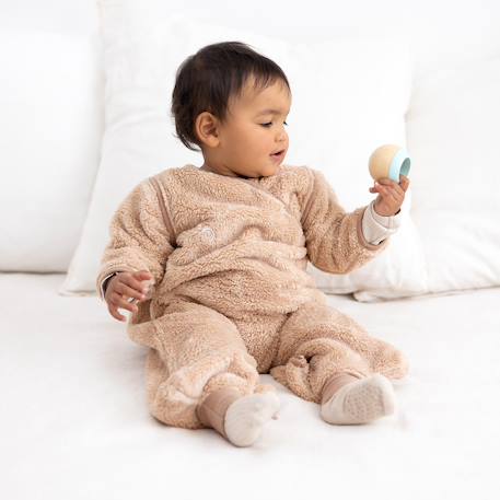 Gigoteuse jambes séparables hiver - tog 2.5 chaud tout doux Blush+Grizou+Lunar+Marshmallow+Natural+Natural - tricolore+Noisette+Noisette tricolore+Sesame+Stone+Turquoise tricolore+Vintage 27 - vertbaudet enfant 