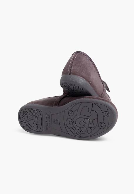 Chaussures fille en serratex avec à scratch Bleu azur+Bleu marine+Bordeaux+Camel+Gris+Marron+Noir+Rose+Rouge+Taupe+Vert 27 - vertbaudet enfant 