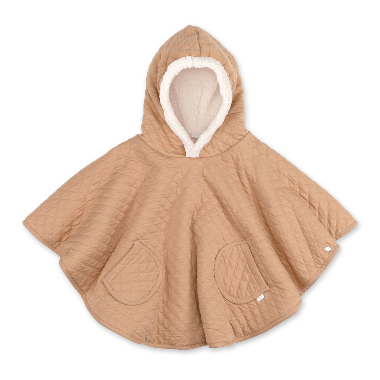 Poncho De Voyage - Pady Quilted - Teddy Beige