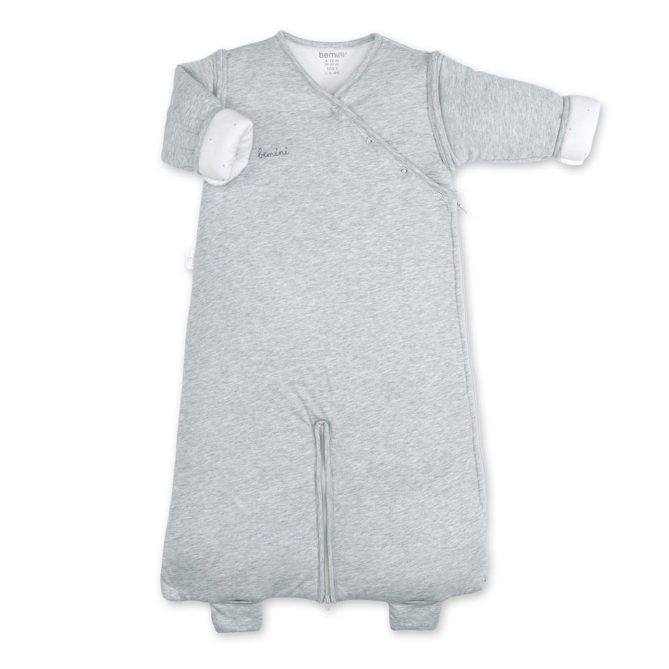 Gigoteuse Jambes Séparables Hiver - Tog 3 Pady Jersey - Jersey Mix Grey