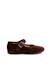Chaussures babies fille en velours fermeture à boucle Bleu marine+Bordeaux+Byzantin+Gris+Marron+Rose pâle+Rouge+Vert 25 - vertbaudet enfant 