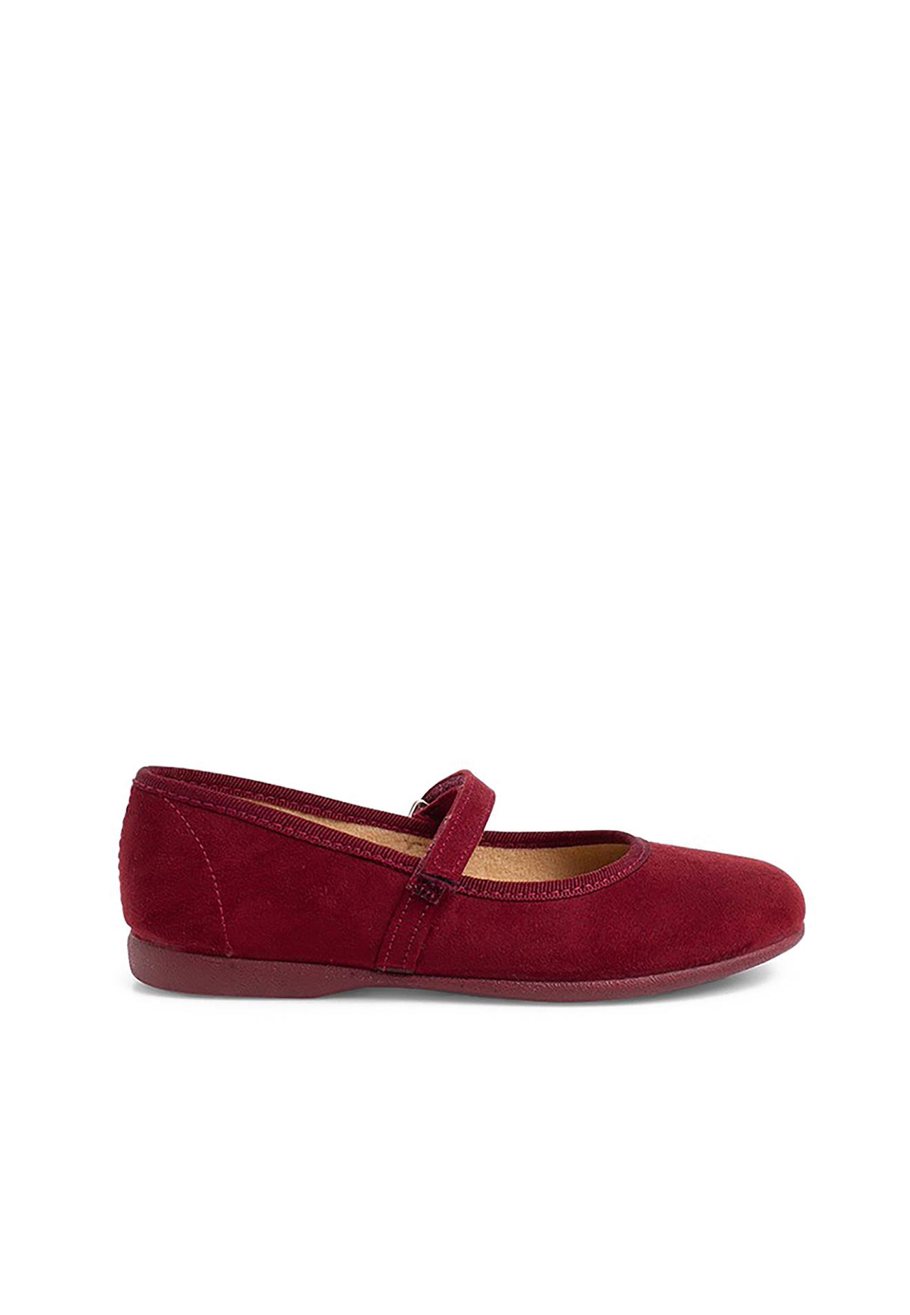 Chaussures Fille En Serratex À Scratch Bordeaux