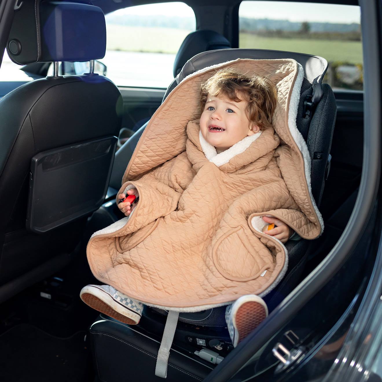 Poncho De Voyage - Dehors Bien Au Chaud Beige (Bemini) - Image 2